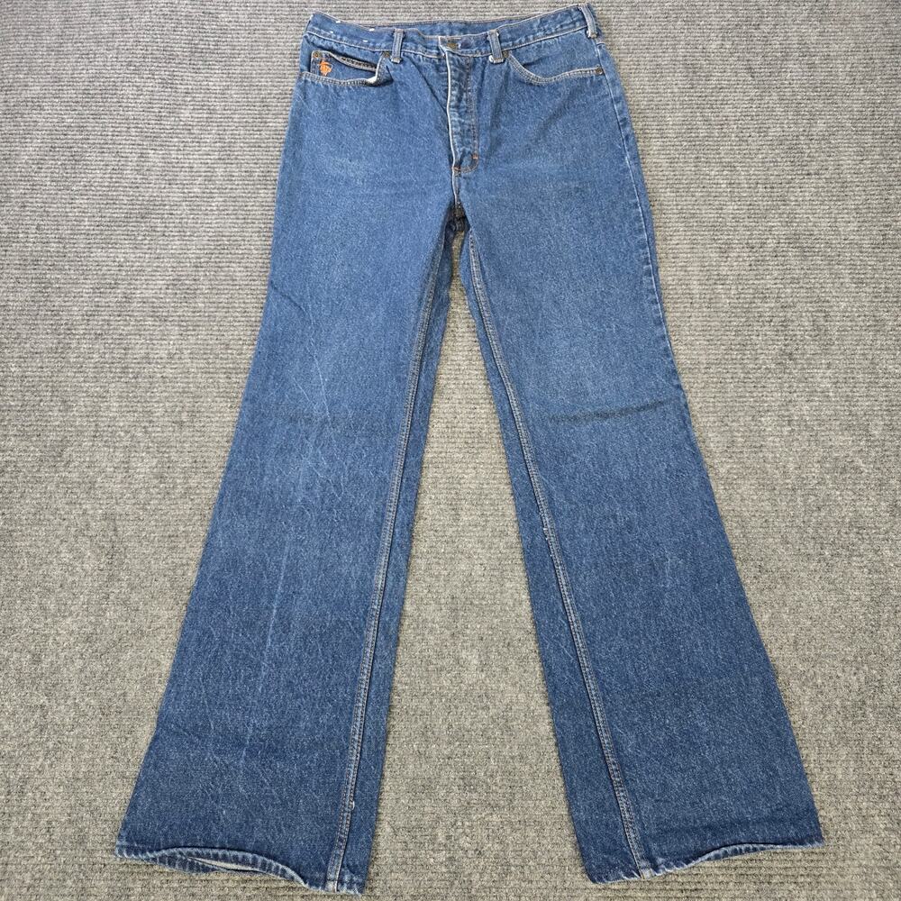 Kenny Rogers Jeans Mens 32x34 Blue Bootcut Western USA Cowboy Tall Vintage